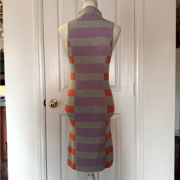 “DAILY PRACTICE” Anthropologie Striped Sleeveless Knit Sweater Dress - Picture 9 of 13